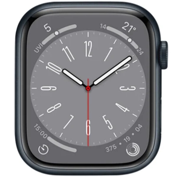 Apple Watch Series 8 - 45mm - GPS - Aluminium - Differenzbesteuert §25a (UStG) - Gut Midnight - ohne Armband