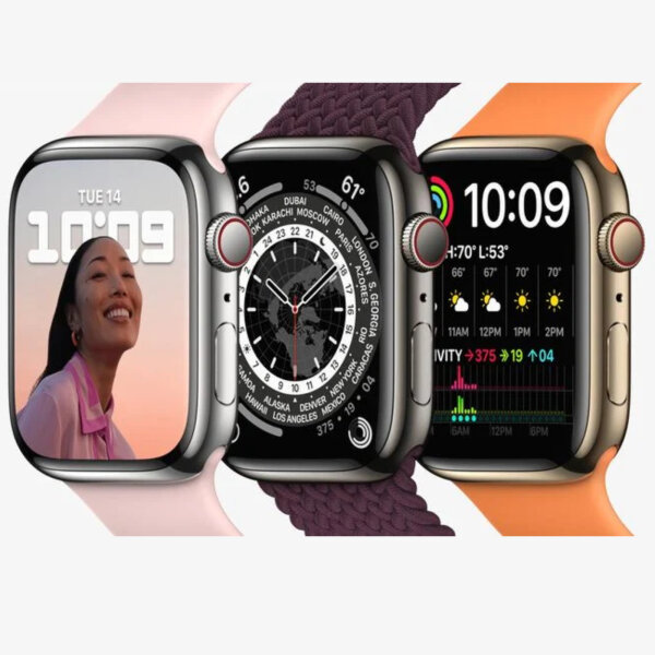 Apple Watch Series 8 - 45mm - GPS + Cellular - Edelstahl - Differenzbesteuert §25a (UStG) - Hervorragend