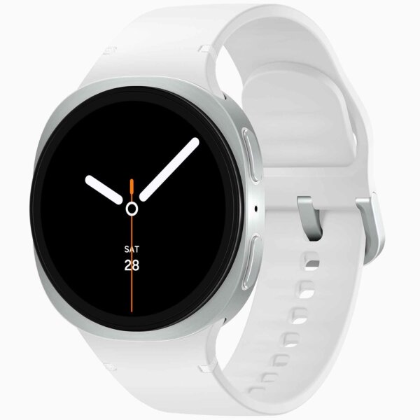 Samsung Galaxy Watch 8 44mm (2025) - 32GB - 2GB RAM - SM-L330 - Bluetooth + WiFi - inkl. Armband - Differenzbesteuert §25a (UStG) - Sehr Gut Silver/White