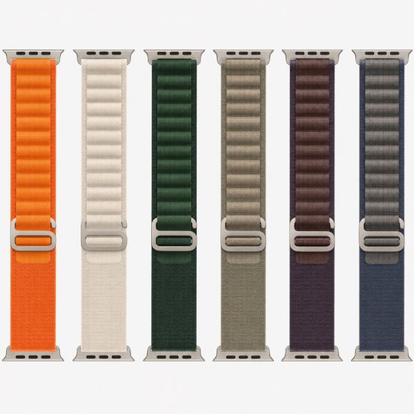 Original Apple Watch Alpine Loop Armband – 49mm – Größe S/M/L  Gebraucht