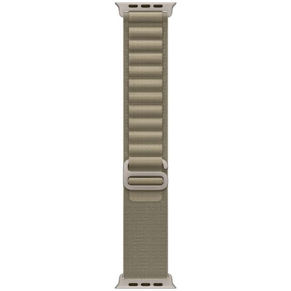Original Apple Watch Alpine Loop Armband – 49mm – Größe S/M/L  Gebraucht Olive S