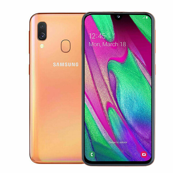 Samsung Galaxy A40 - 64GB - SM-A405F/DS - Dual Sim Coral