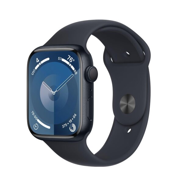 Apple Watch Series 9 - 45mm - GPS - Aluminium - Hervorragend Midnight/Black
