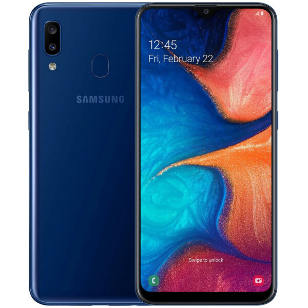Samsung Galaxy A20e - SM-A202F - 32GB - Dual-Sim Blau
