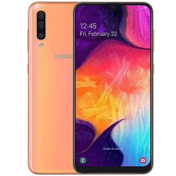 Samsung Galaxy A50 - 128GB - SM-A505F - Dual-Sim - Sehr Gut Coral