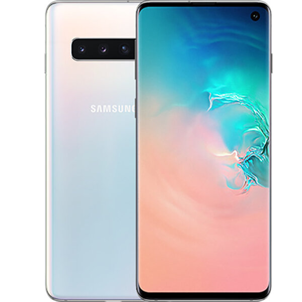 Samsung Galaxy S10 - 128GB - SM-G973F/DS - Dual-Sim Prism White