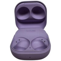 Original Samsung Galaxy Buds 2 Pro - SM-R510 - AKG - Ladecase - USB-C - Bora Purple - leer - Bulk - Sehr Gut