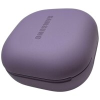 Original Samsung Galaxy Buds 2 Pro - SM-R510 - AKG - Ladecase - USB-C - Bora Purple - leer - Bulk - Sehr Gut