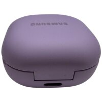 Original Samsung Galaxy Buds 2 Pro - SM-R510 - AKG - Ladecase - USB-C - Bora Purple - leer - Bulk - Sehr Gut