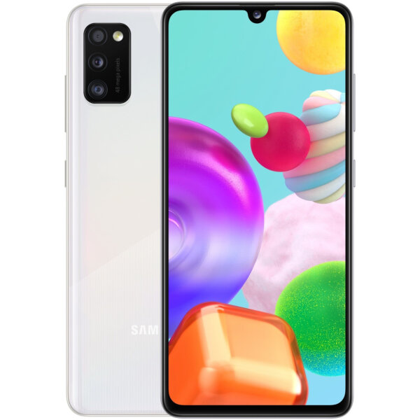 Samsung Galaxy A41 - 64GB - SM-A415F/DS - Dual-Sim Prism Crush White
