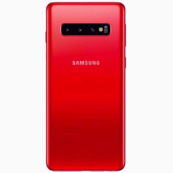 Samsung Galaxy S10 - 128GB - SM-G973F/DS - Dual-SIM - Differenzbesteuert §25a (UStG) - Sehr Gut Cardinal Red