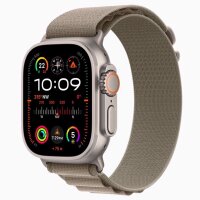 Apple Watch Ultra 2 - 49mm - GPS + Cellular - Ausstellungsstück - Differenzbesteuert §25a - Hervorragend - Titanium - Alpine Loop Band Olive