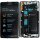 Samsung Galaxy Note Edge N915FY - LCD Display + Touchscreen Front Glas + Rahmen (Black) - GH97-16636A Service Pack