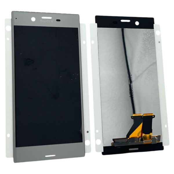 Original Sony Xperia XZ F8331 F8332 Display Bildschirm LCD TouchScreen - Silber - Sehr Gut