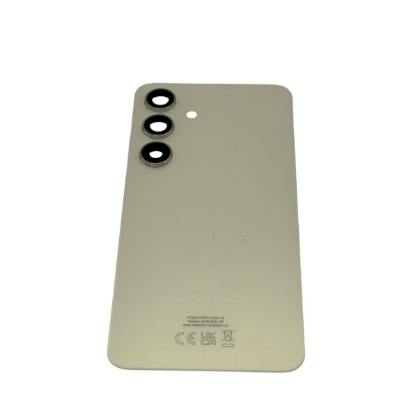 Original Samsung Galaxy S24 Akkudeckel Rückseite Ersatzteil Backcover – SM-S921B Sehr gut Amber Yellow