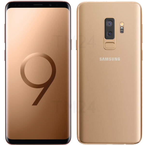 Samsung Galaxy S9+ Plus - 64GB - SM- G965F - Single Sim - Hervorragend Sunrise Gold