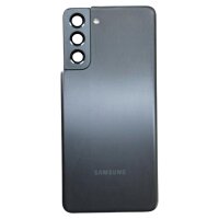 Original Samsung Galaxy S21 Akkudeckel Rückseite Ersatzteil Backcover – SM-G991B Sehr gut Phantom Grey - Schwarz