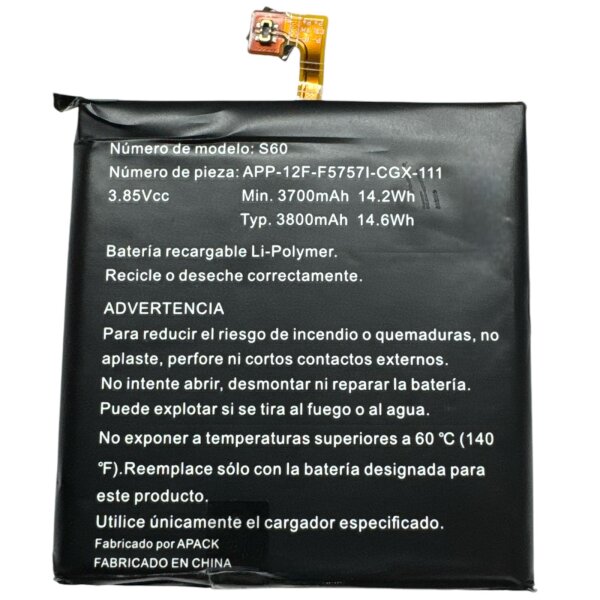 Original Akku Li-Ion APP-12F-F5757l-CGX-111 3700mAh für CAT S60 - Bulk - Sehr Gut