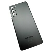 Original Samsung Galaxy S21+ Plus Akkudeckel Rückseite Ersatzteil Backcover – SM-G996B Sehr gut Phantom Black - Schwarz