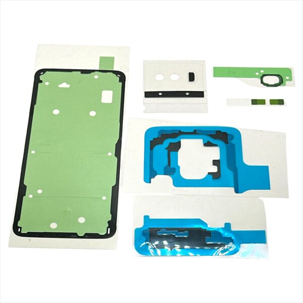 Original Samsung Galaxy S9 SM-G960F Rework Akkudeckel Klebestreifen Sticker (Adhesive) Set - GH82-15971A - Sehr Gut