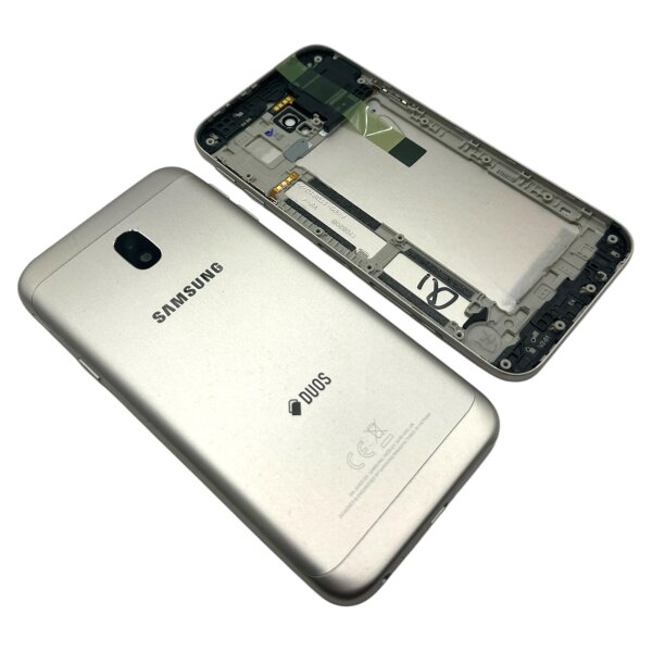 Original Samsung Galaxy J3 2017 SM J330F Akkudeckel Gold Neu - Sehr Gut