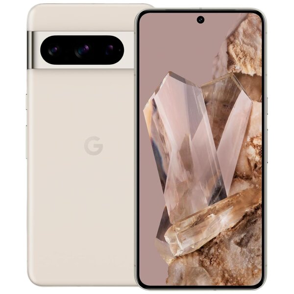 Google Pixel 8 Pro 5G - 256GB - Dual-SIM - Differenzbesteuert §25a (UStG) - Hervorragend Porcelain (Creme)
