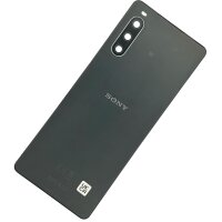 Original Sony Xperia 10 IV Akkudeckel Hinterdeckel Backcover - Schwarz (XQ-CC54) - Sehr Gut