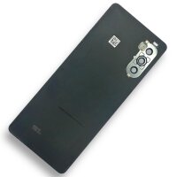 Original Sony Xperia 10 IV Akkudeckel Hinterdeckel Backcover - Schwarz (XQ-CC54) - Sehr Gut