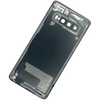 Original Samsung Galaxy S10 Akkudeckel Hinterdeckel Backcover – Prism Black (SM-G973F) - Sehr Gut