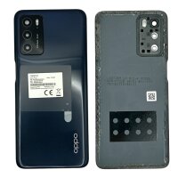 Original Oppo A16 Akkudeckel Hinterdeckel Backcover – Crystal Black (CPH2269) - Sehr Gut