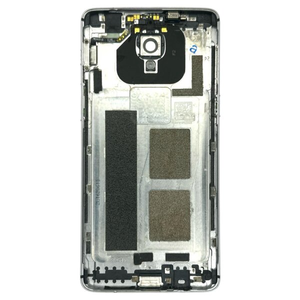 Original OnePlus 3 Akkudeckel Hinterdeckel Backcover - Silber (A3003) - Sehr Gut