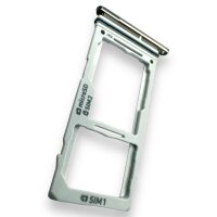 Original Samsung Galaxy S10 SM-G973F SIM-Karten Speicherkarten-Halter Dual-SIM Prism Schwarz - GH98-43713A