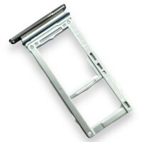 Original Samsung Galaxy S10 SM-G973F SIM-Karten Speicherkarten-Halter Dual-SIM Prism Schwarz - GH98-43713A