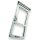 Original Samsung Galaxy S10 SM-G973F SIM-Karten Speicherkarten-Halter Dual-SIM Prism Schwarz - GH98-43713A