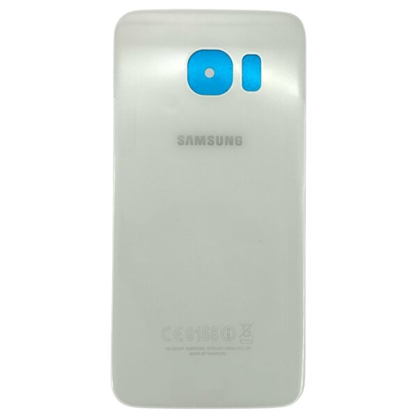 Original Samsung Galaxy S6 Edge Akkudeckel Hinterdeckel Backcover – Weiß (SM-G925F)