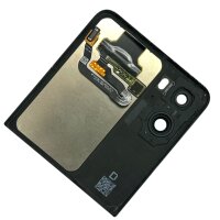 Original Oppo Find N2 Flip Display-Rückseite Oberseite Abdeckung – Schwarz - Sehr Gut