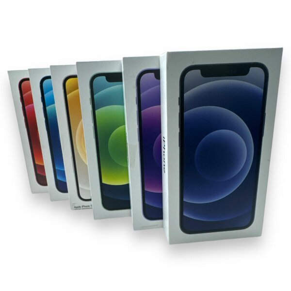 Original Apple iPhone 12 Leerverpackungen Handyverpackungen Box EU - Gebraucht - OVP