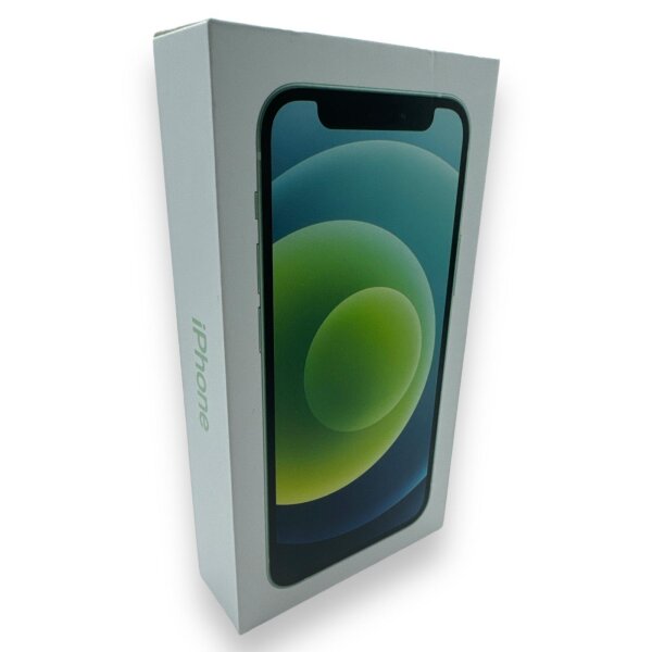 Originale Apple iPhone 12 Leerverpackungen Handyverpackungen Box EU - Gebraucht - OVP Grün