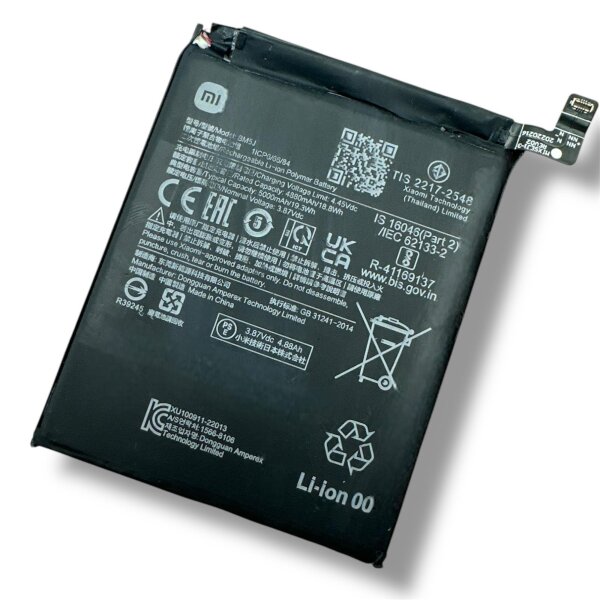 Original Xiaomi Akku BM5J für Xiaomi 12T, 12T Pro und Redmi K50 Supreme Edition - 5.000 mAh - Bulk - Sehr Gut
