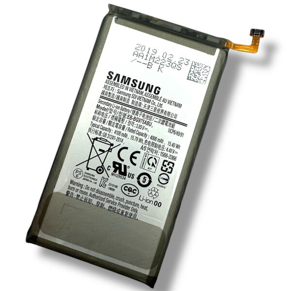Original Samsung Galaxy S10 Plus Akku Batterie - EB-BG975ABU - GH82-18827A - Bulk - Sehr Gut