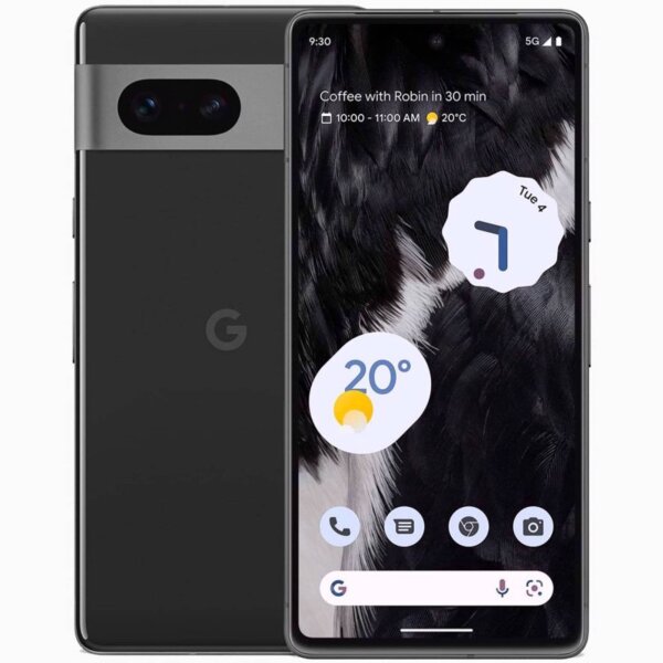 Google Pixel 7 5G - 256GB - Dual-Sim - Ausstellungsstück - Differenzbesteuert §25a - Hervorragend - Obsidian