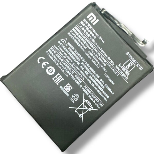 Original Xiaomi Redmi Note 7 Akku Batterie Accu Battery - BN4A - 4000mAh - Bulk - Sehr Gut