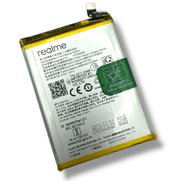 Original Realme 7i / 6i / C3 / Narzo 10 Akku Batterie - BLP771 - Bulk - Grade A
