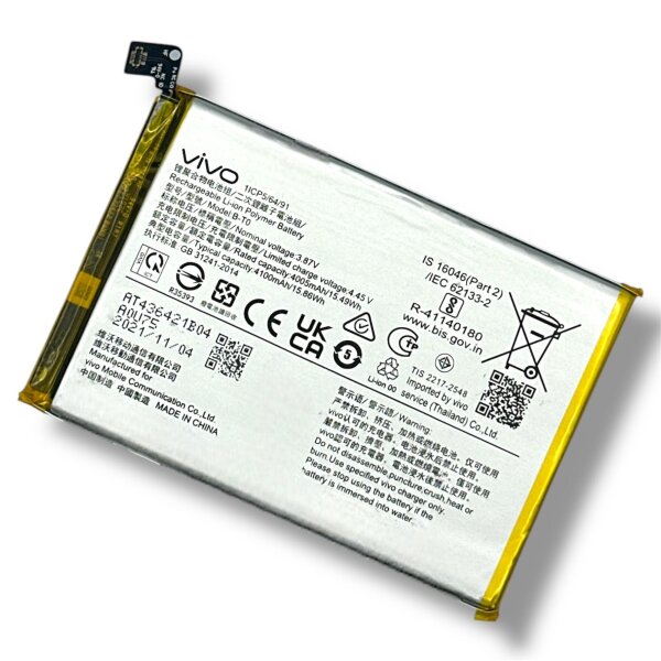Original Vivo B-T0 Akku Batterie Accu Battery - B-T0 - Für Vivo Y76, Vivo Y76S - Bulk - Grade A