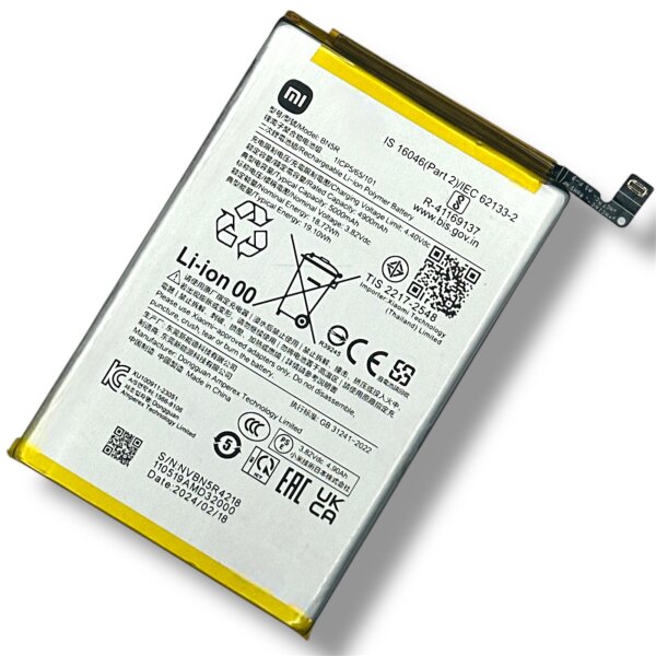 Original Xiaomi BN5R Akku Batterie Accu Battery - BN5R - Für Xiaomi Redmi Note 14 Pro+ 5G - Bulk - Grade A