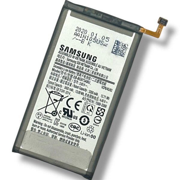 Original Samsung Galaxy S10 Akku Batterie Accu Battery - EB-BG973ABU - GH82-18818A - Bulk - Sehr Gut