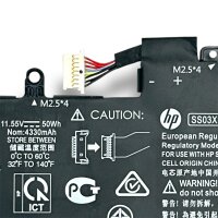 Original HP SS03XL Akku Batterie Accu Battery - SS03XL - Für HP EliteBook 840 G5, HP EliteBook 830 G5, HP ZBook 14u G5 - Bulk - Sehr Gut