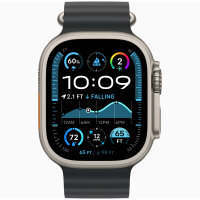 Apple Watch Ultra 2 - 49mm - GPS + Cellular - Differenzbesteuert §25a (UStG) - Hervorragend Titanium - Ocean Armband Black