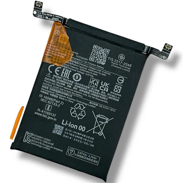 Original Xiaomi BP4B Akku Batterie Accu Battery - BP4B - Für Xiaomi 12 Lite - Bulk - Grade A