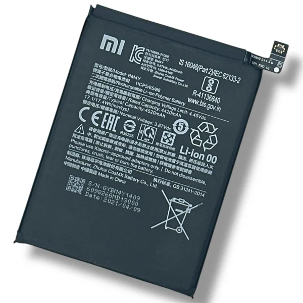 Original Xiaomi BM4Y Akku Batterie Accu Battery - BM4Y - Für Xiaomi Mi 11i / Mi 11X / Mi 11X Pro / Poco F3 / Redmi K40 Pro - Bulk - Sehr Gut